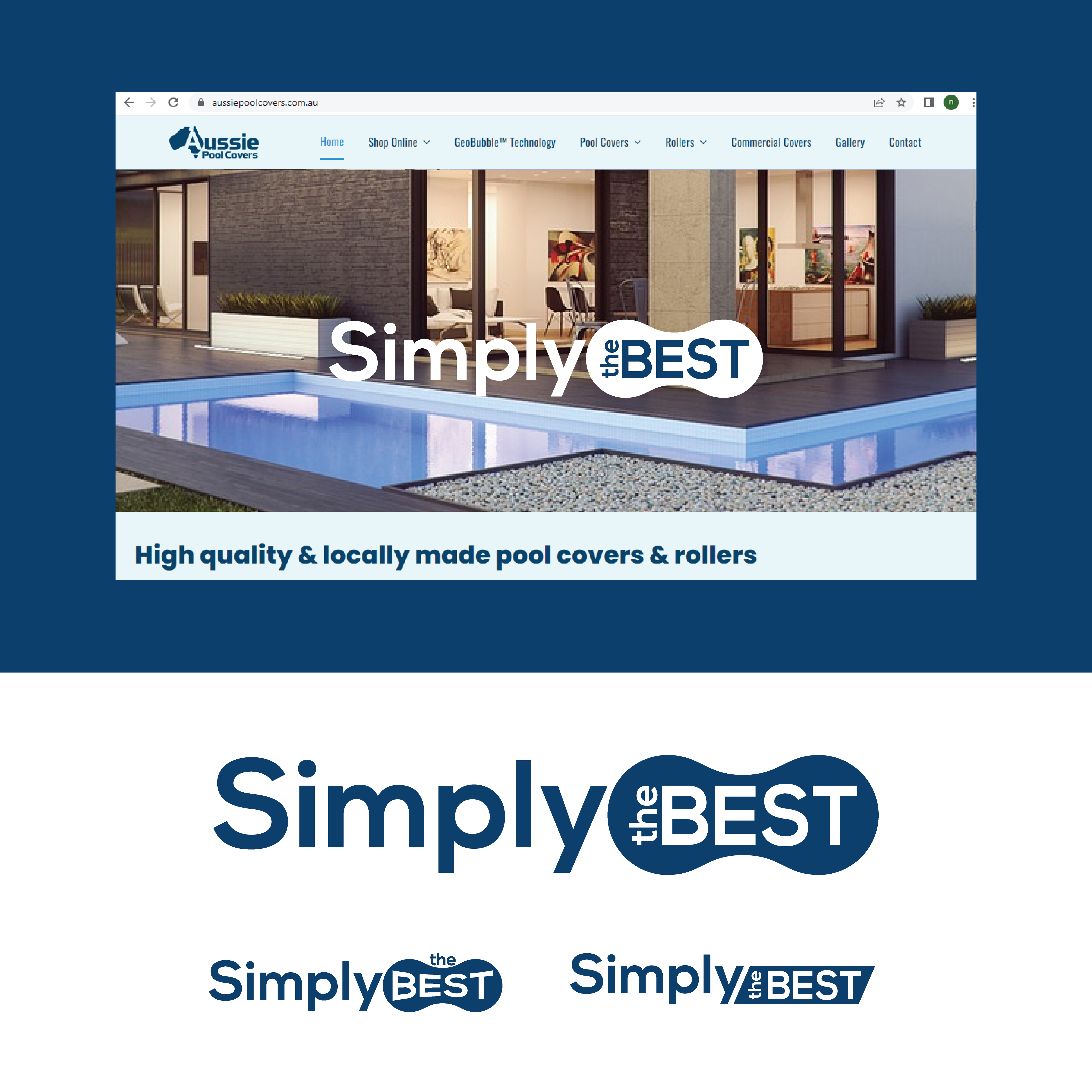 Graphic Design by Design Element for Aussie Pool Covers Pty Ltd | Design #28926783