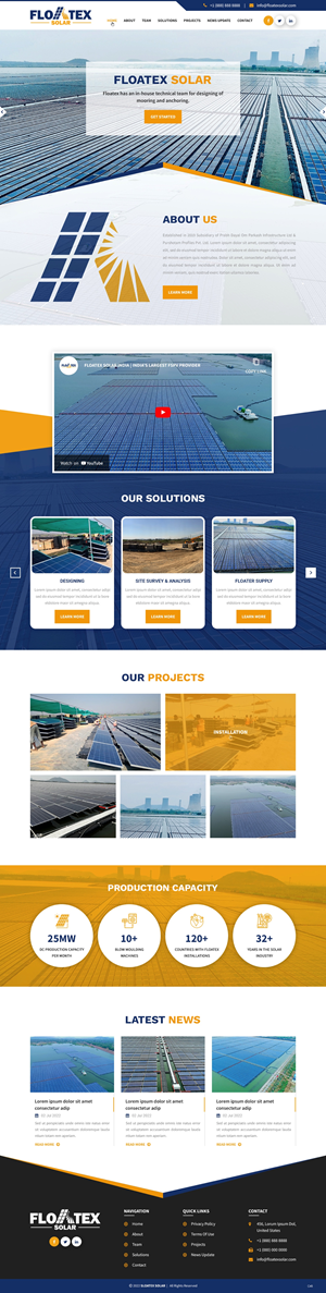 Website for Solar Renewable Company | Web-Design von pb