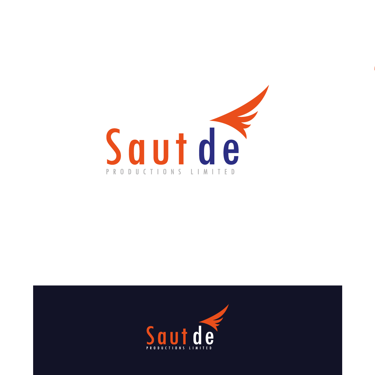 Logo Design by NewtonGain for Saut de productions limited | Design #28930353