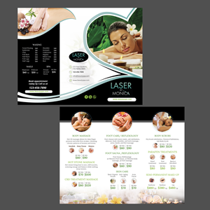 Brochure Design by thedesignstar for Laser by Monica | Design: #28958782