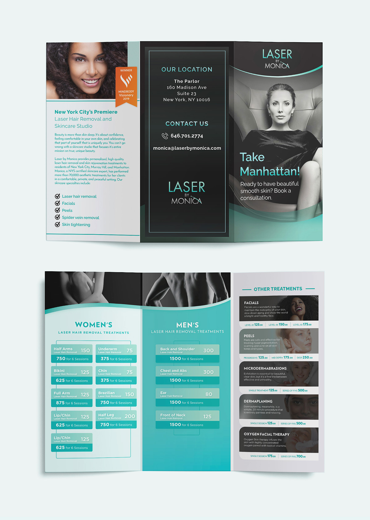 Brochure Design by hausen for Laser by Monica | Design #28959693