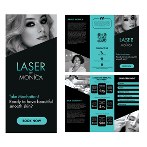 Laser By Monica | Brochure Design by JASNOOR
