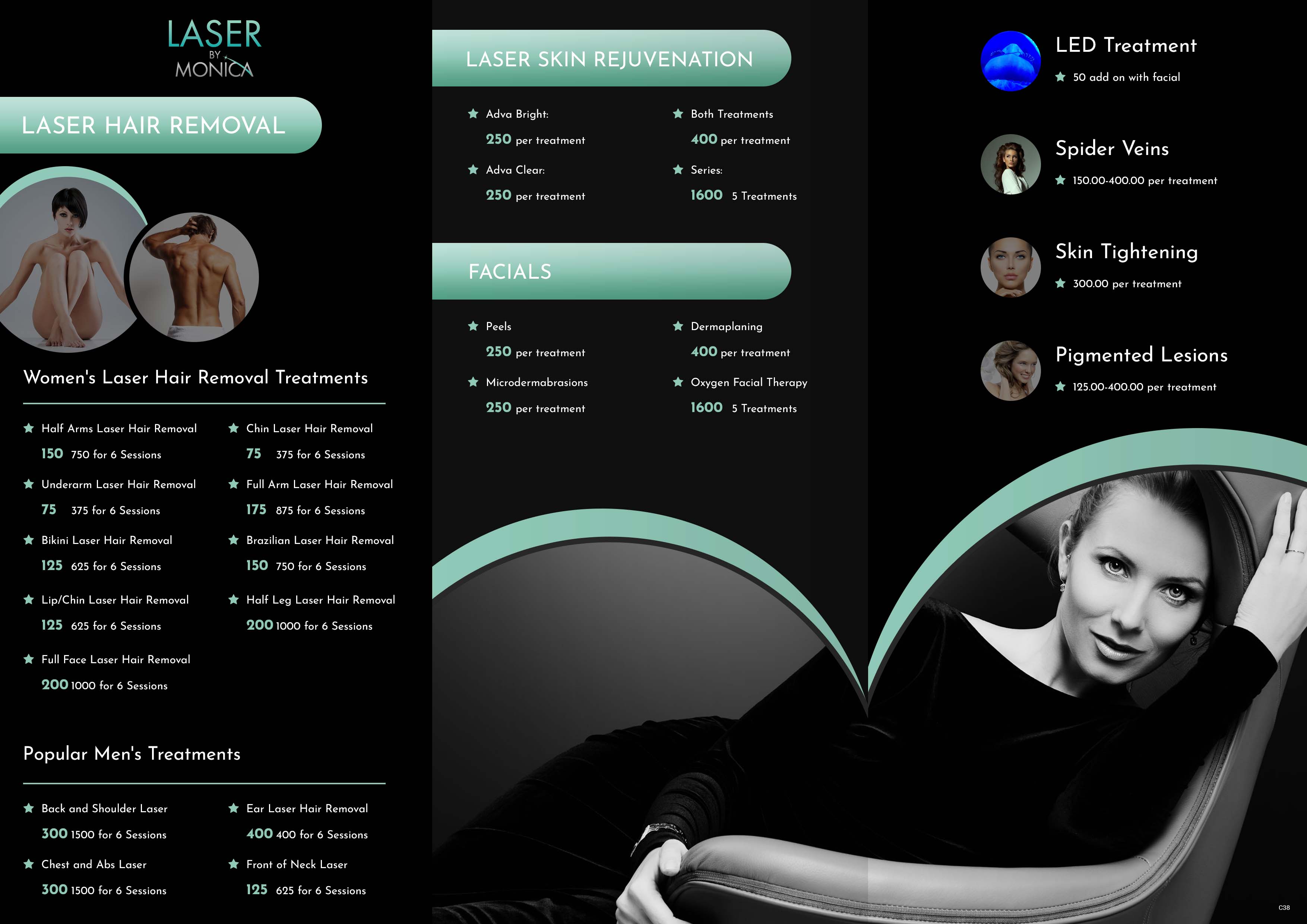 Brochure Design by pb for Laser by Monica | Design #28933230