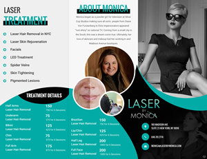 Brochure Design by pb for Laser by Monica | Design: #28933233
