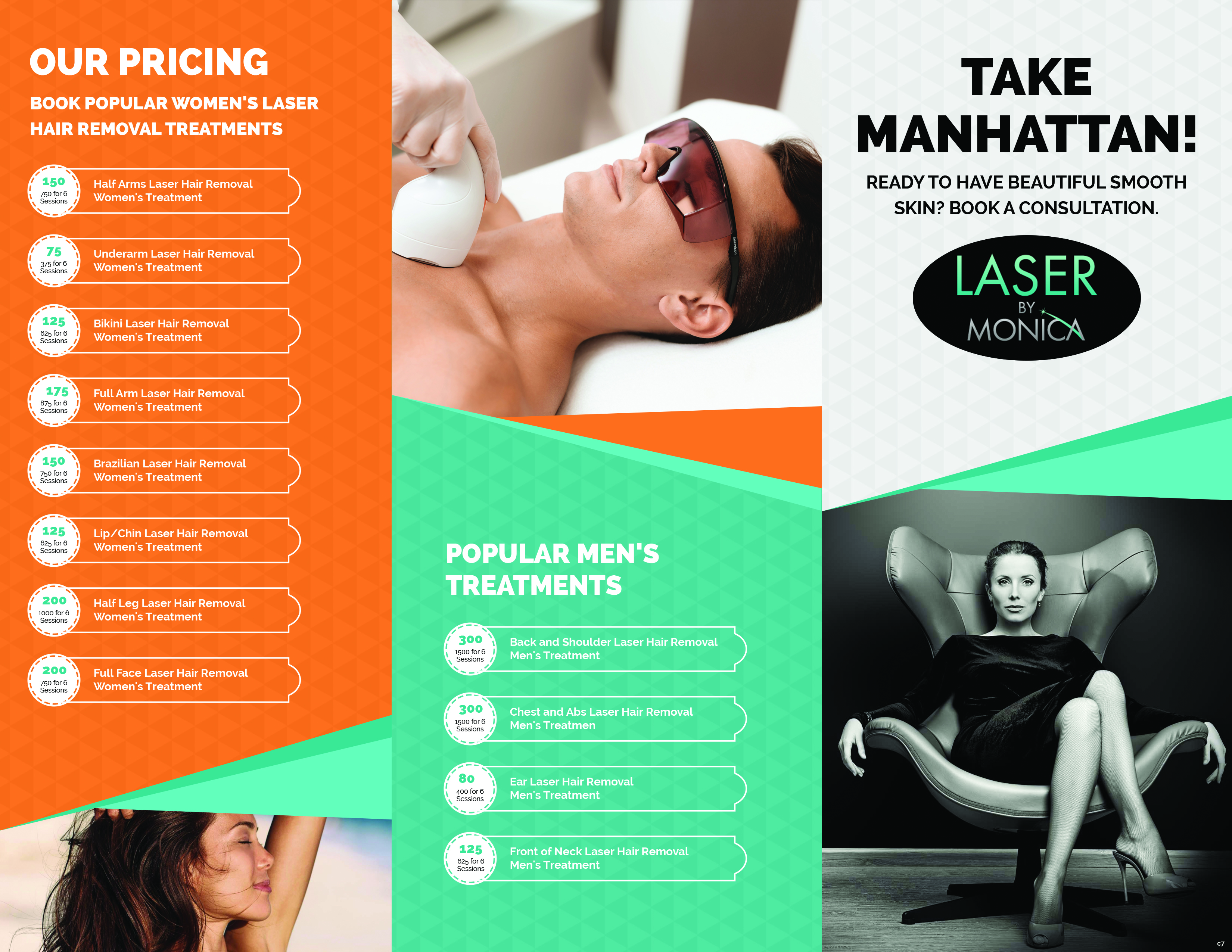 Brochure Design by pb for Laser by Monica | Design #28933234