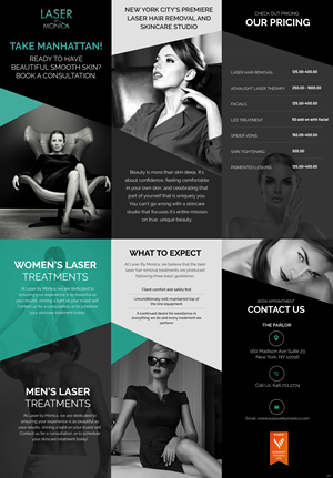 Brochure Design by pb for Laser by Monica | Design: #28933249