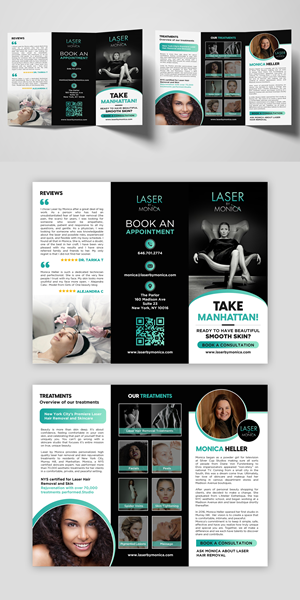 Brochure Design by debdesign for Laser by Monica | Design: #28943241