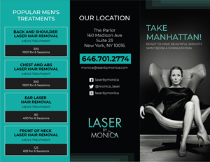 Brochure Design by 3Guys for Laser by Monica | Design: #28963134
