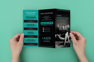 Brochure Design by 3Guys for Laser by Monica | Design: #28963137