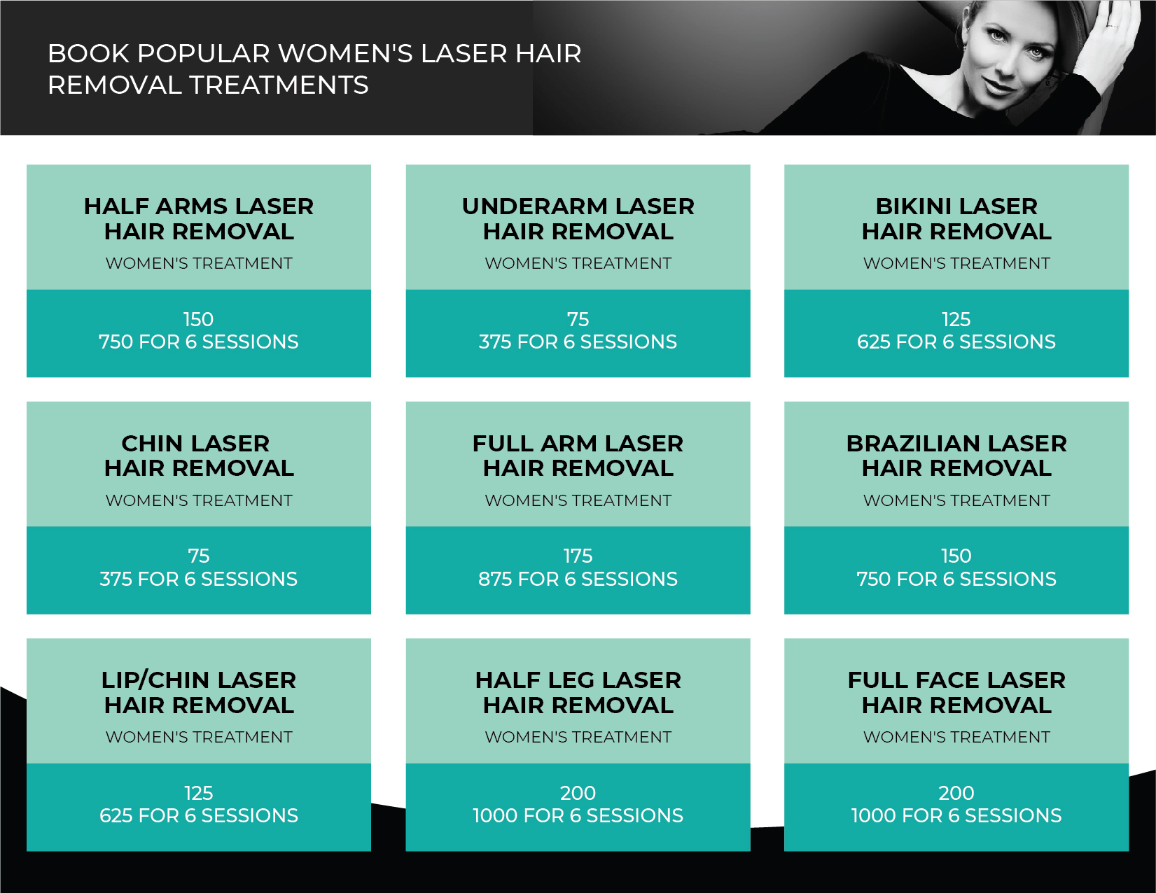 Brochure Design by 3Guys for Laser by Monica | Design #28963139