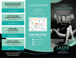 Brochure Design by 3Guys for Laser by Monica | Design: #28963141