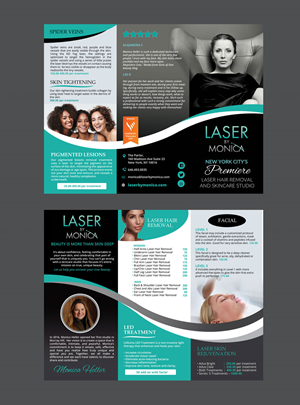 Brochure Design by DA. for Laser by Monica | Design: #28930448