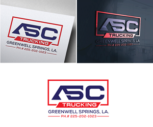 Logo Design by Om Namah Shivay for ASC Trucking | Design: #28933354
