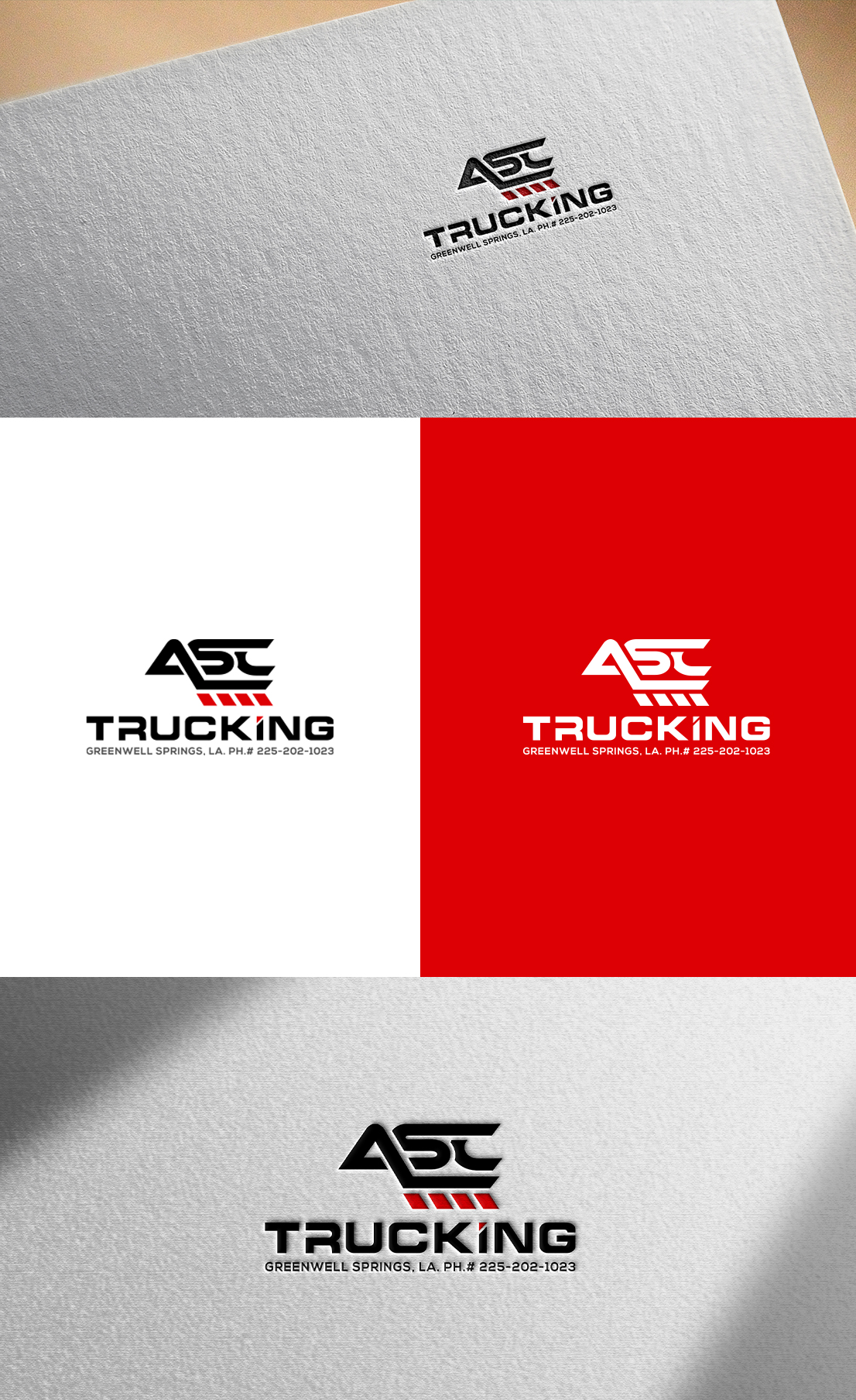 Logo Design by Sayma Fashion for ASC Trucking | Design #29071828