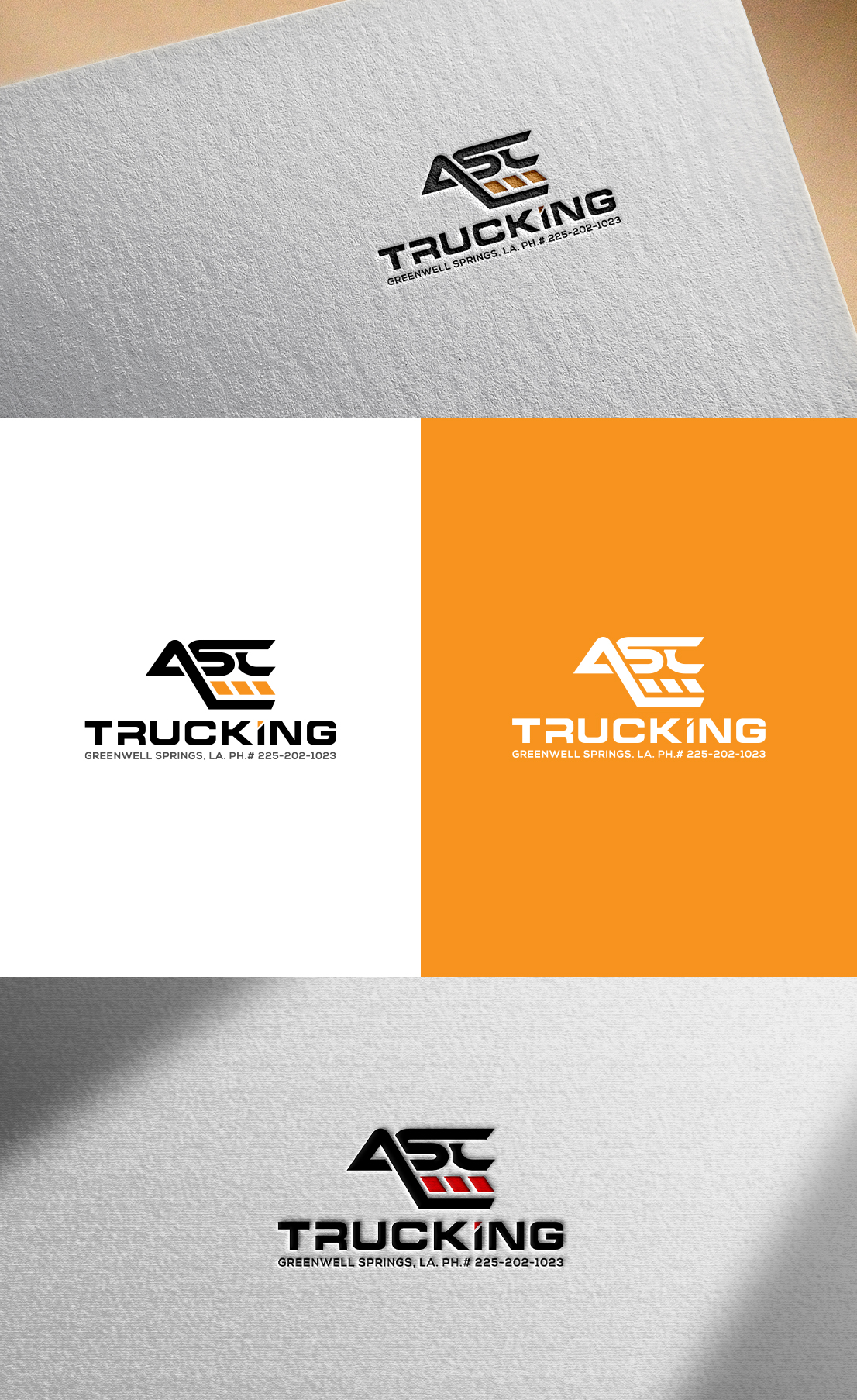 Logo Design by Sayma Fashion for ASC Trucking | Design #29071829