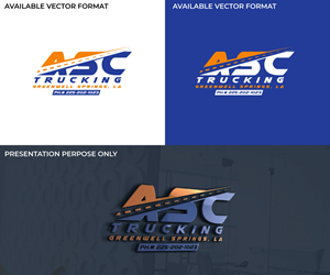 Logo Design by RS_Design for ASC Trucking | Design: #28927491