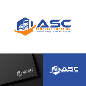 Logo Design by HeroG®APHIX for ASC Trucking | Design: #28927332