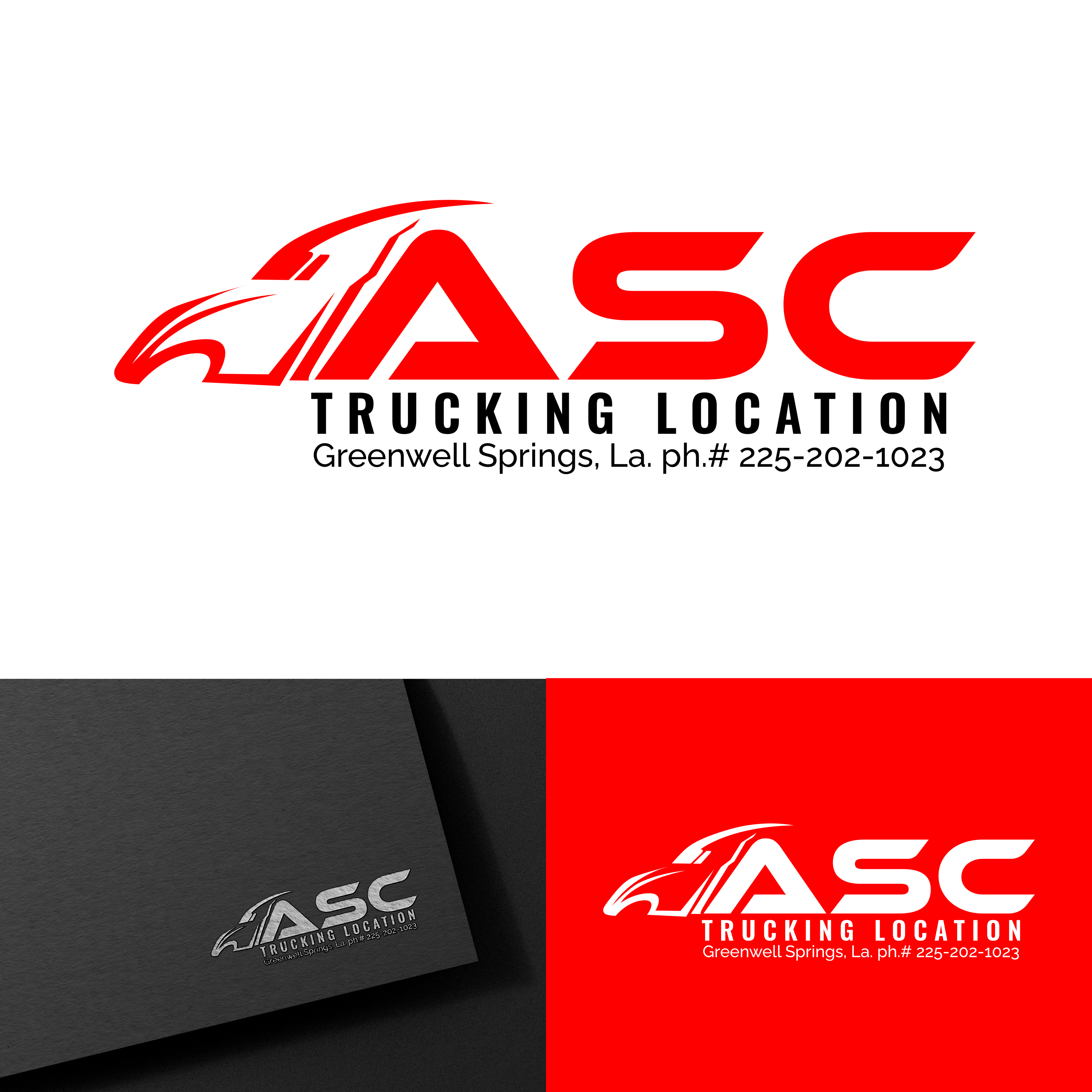 Logo Design by HeroG®APHIX for ASC Trucking | Design #28927333
