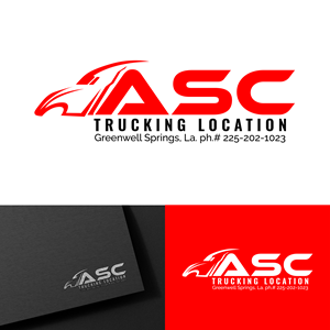 Logo Design by HeroG®APHIX for ASC Trucking | Design: #28927333