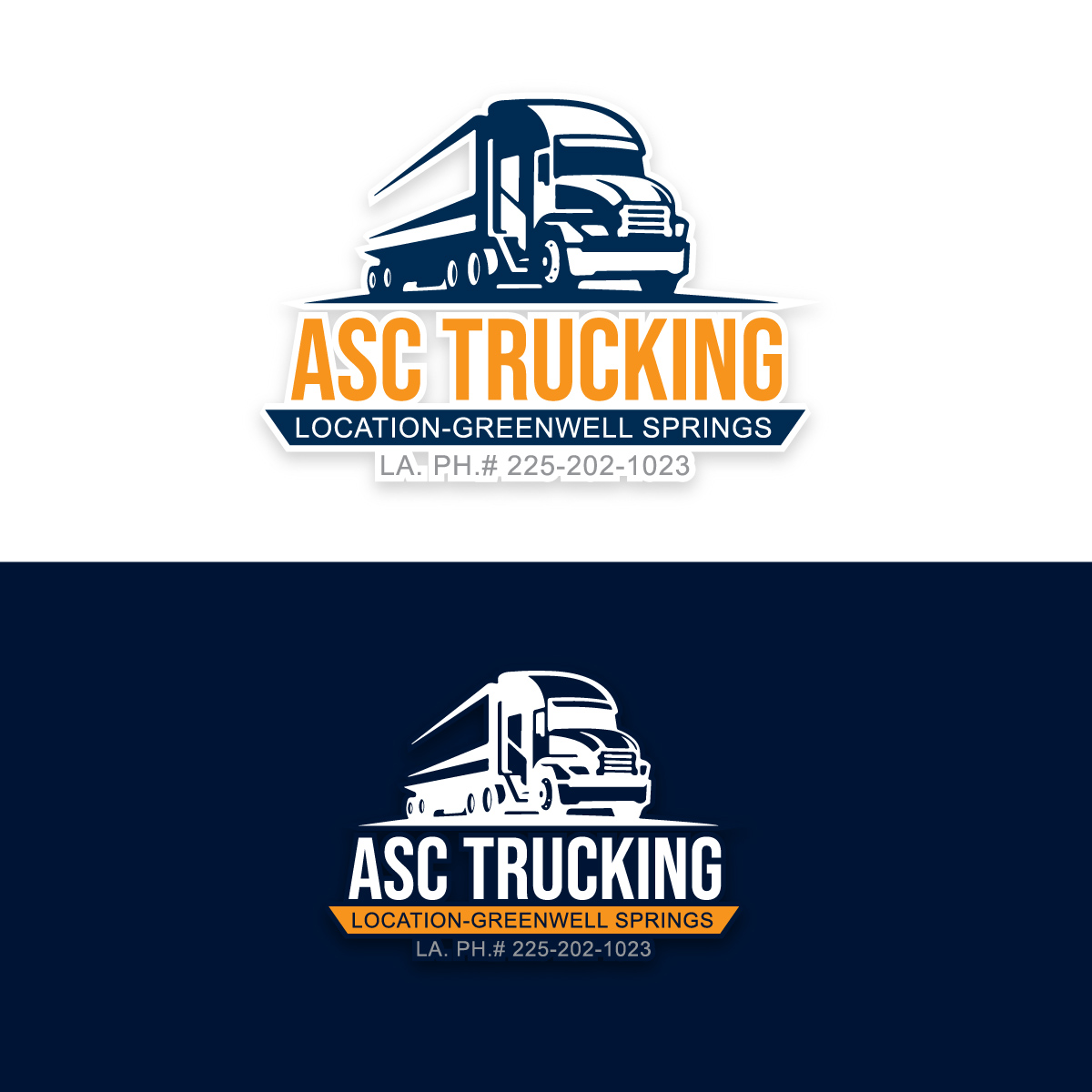 Logo Design by EnriqueF for ASC Trucking | Design #28955778
