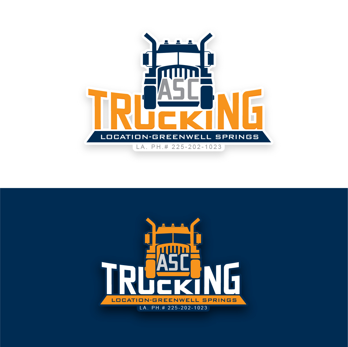Logo Design by EnriqueF for ASC Trucking | Design #28955779