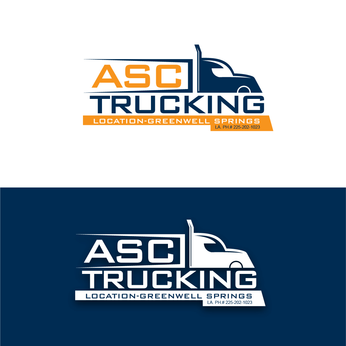 Logo Design by EnriqueF for ASC Trucking | Design #28955780