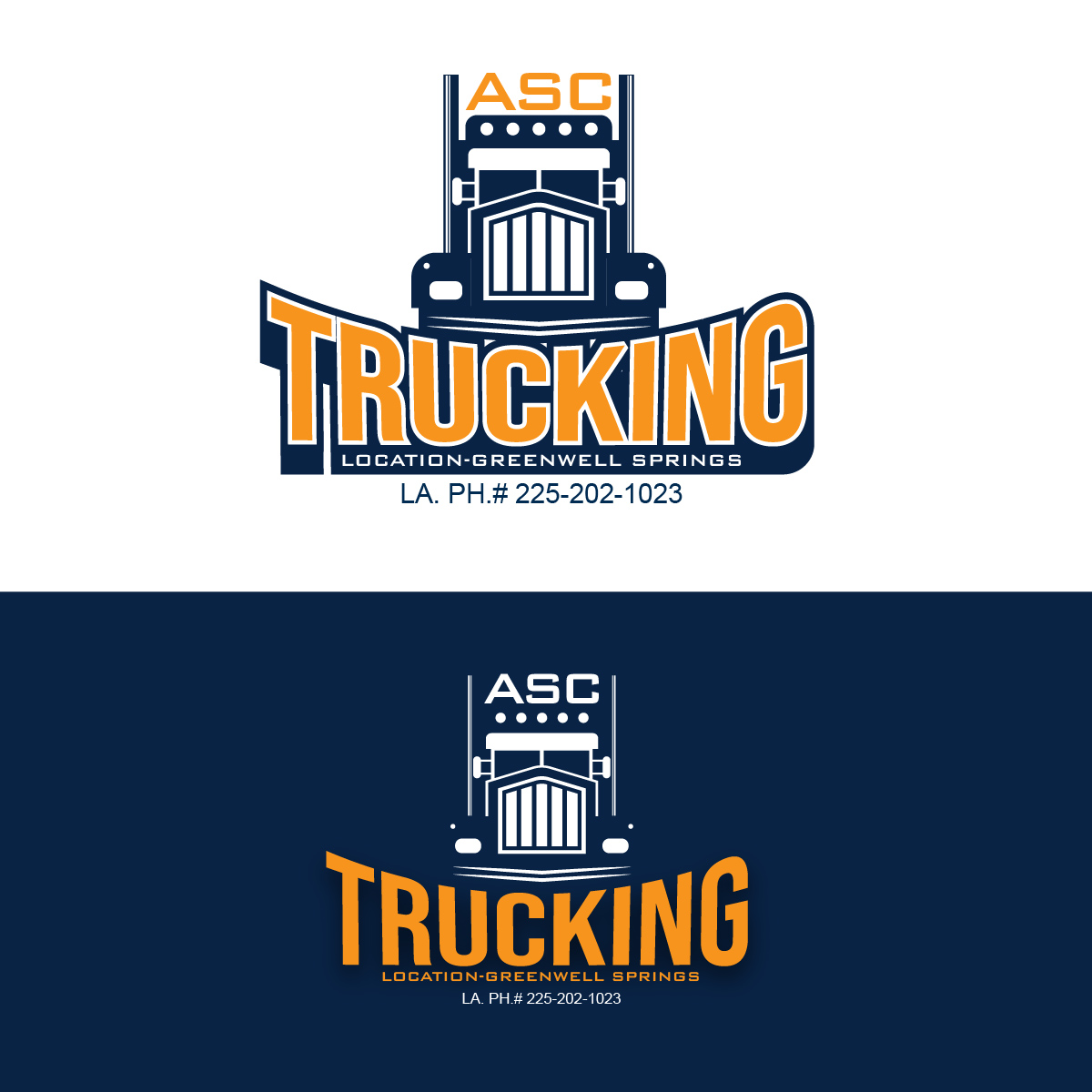Logo Design by EnriqueF for ASC Trucking | Design #28955781