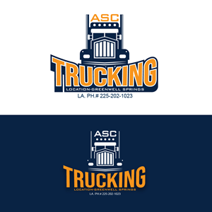 Diseño de Logo por EnriqueF para ASC Trucking | Diseño: #28955781