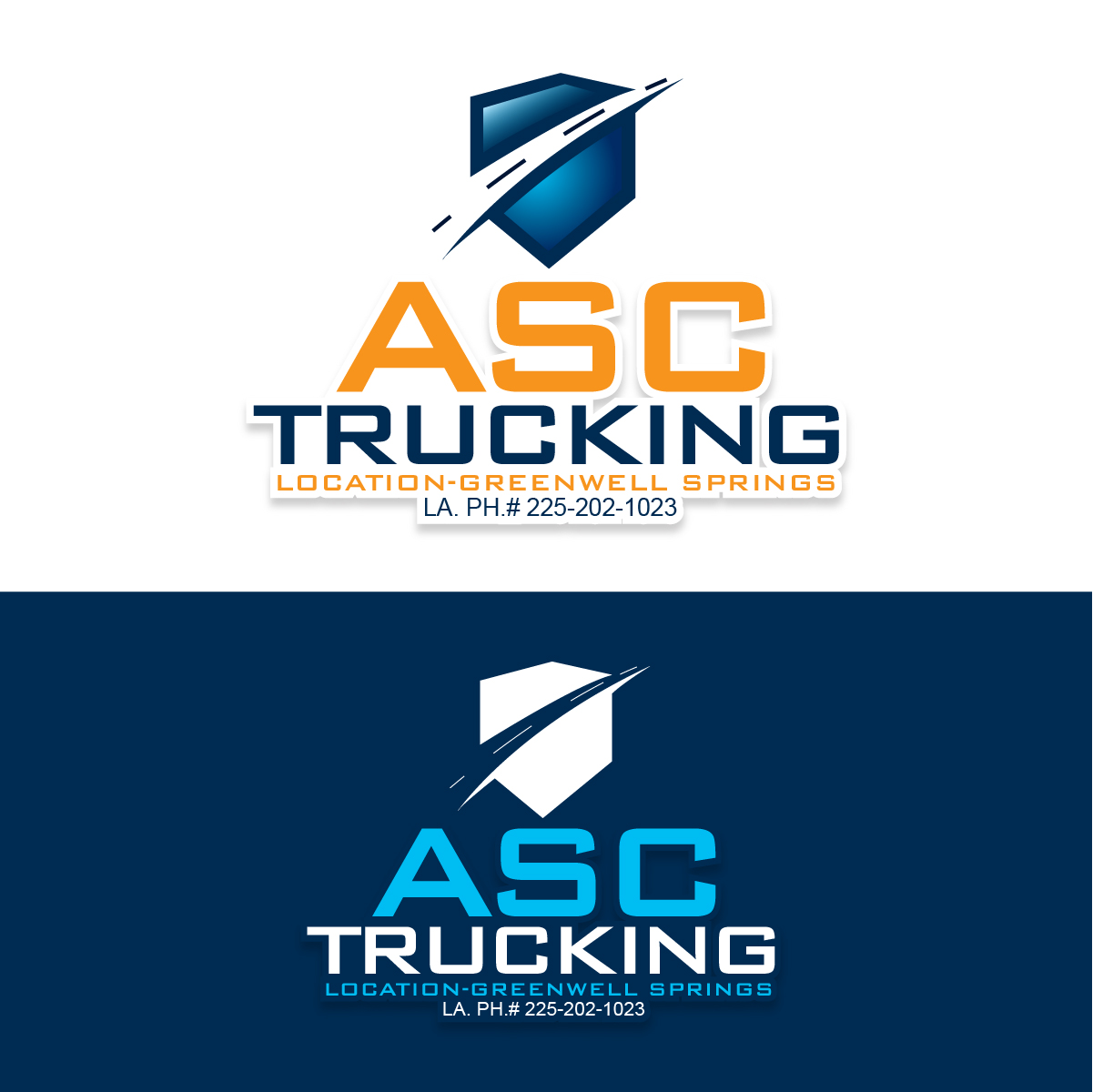Logo Design by EnriqueF for ASC Trucking | Design #29028821