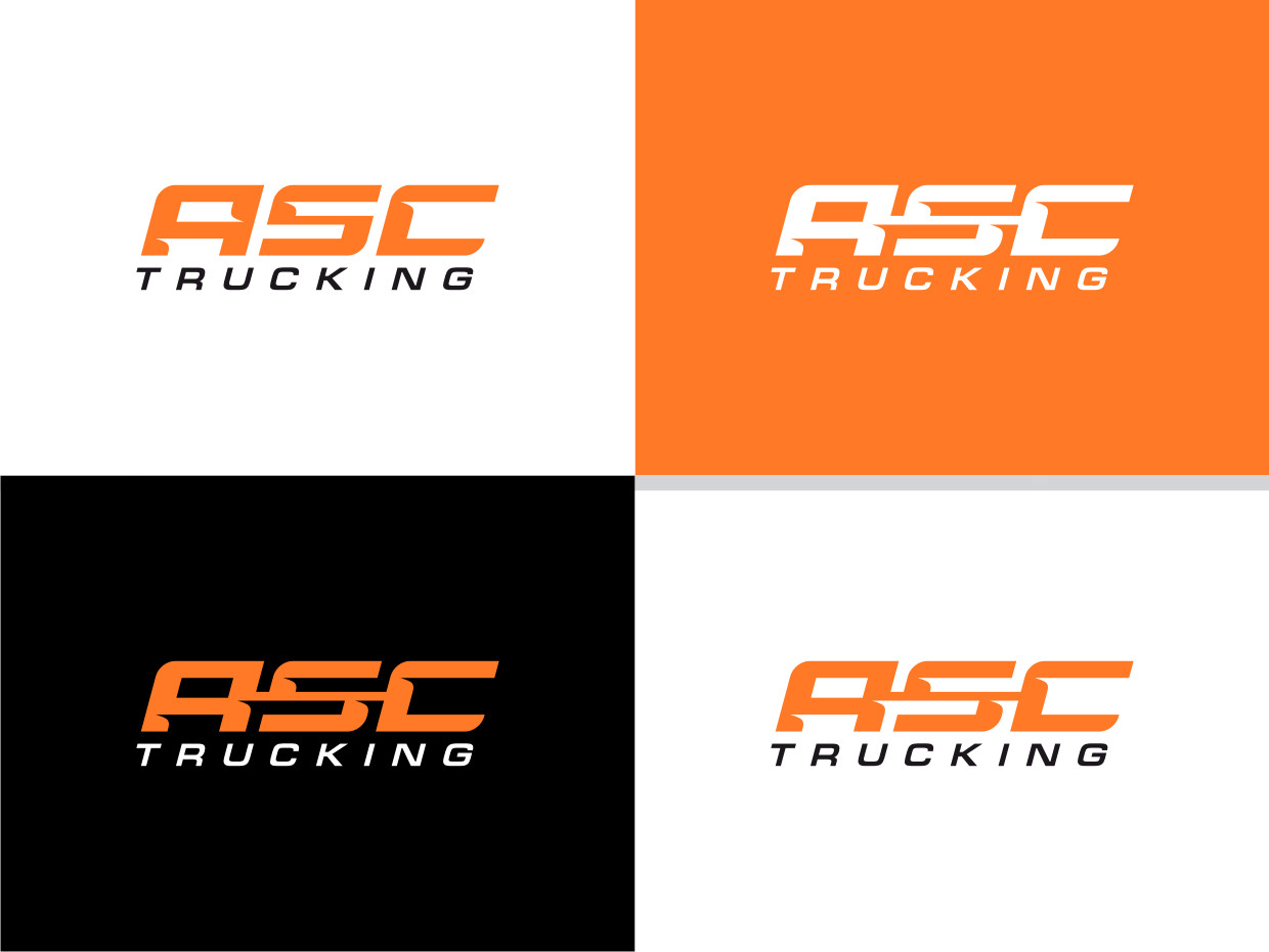 Logo Design by Atvento Graphics for ASC Trucking | Design #28947196