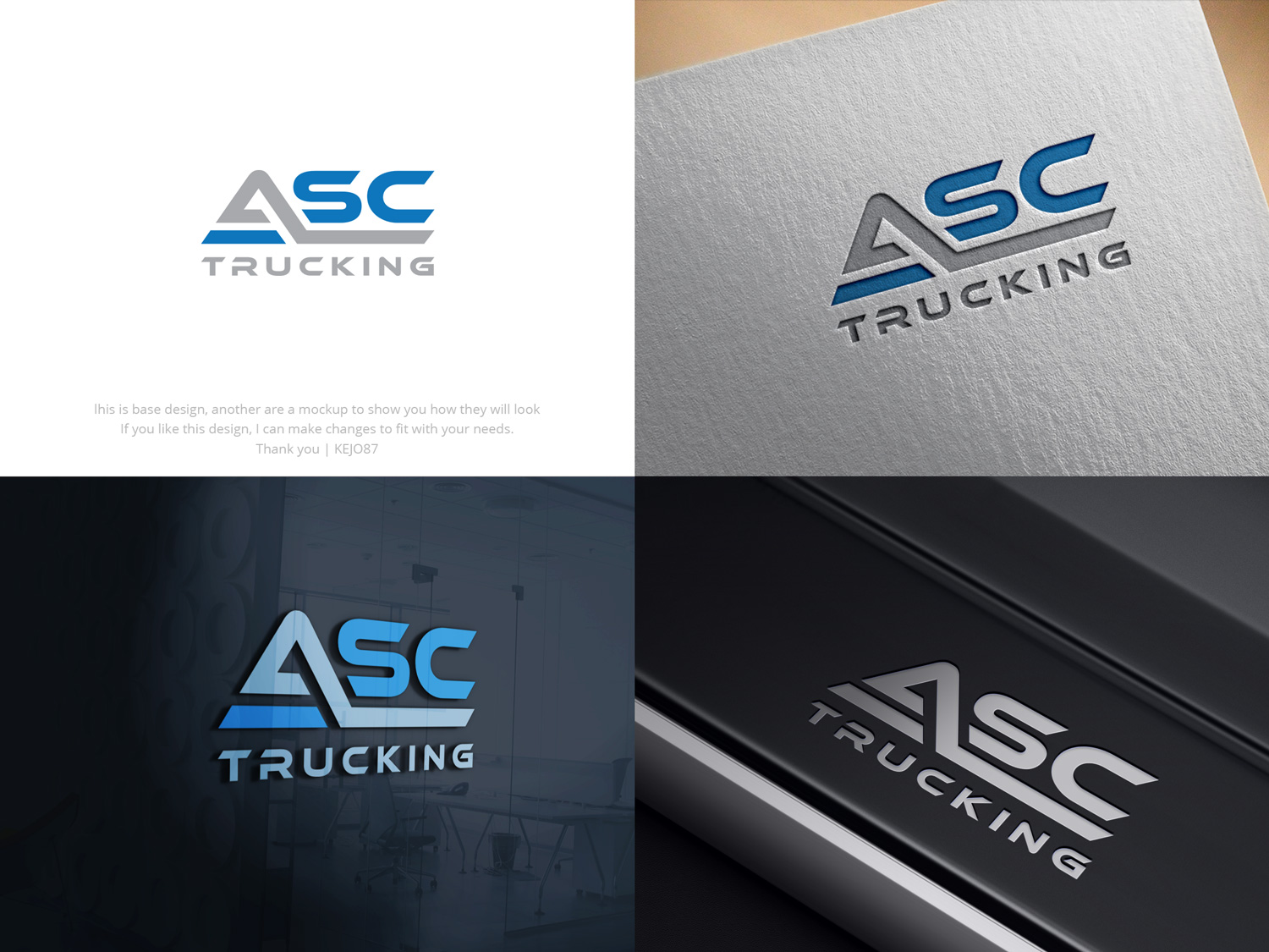 Logo Design by Kejo87 for ASC Trucking | Design #28933939