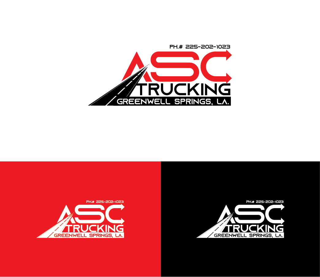Logo Design by 3Guys for ASC Trucking | Design #28938924