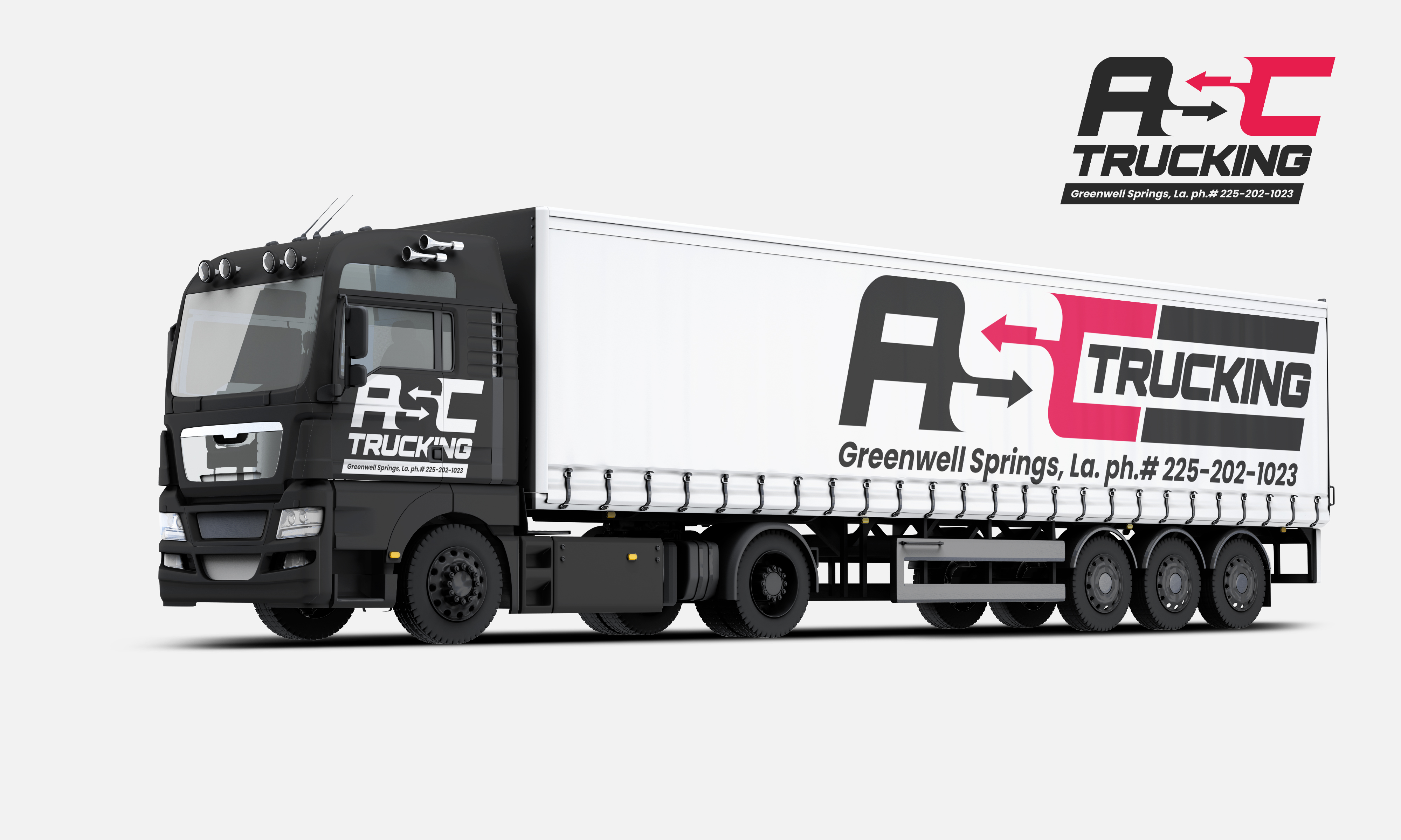 Logo Design by aquabomb26 for ASC Trucking | Design #28928632