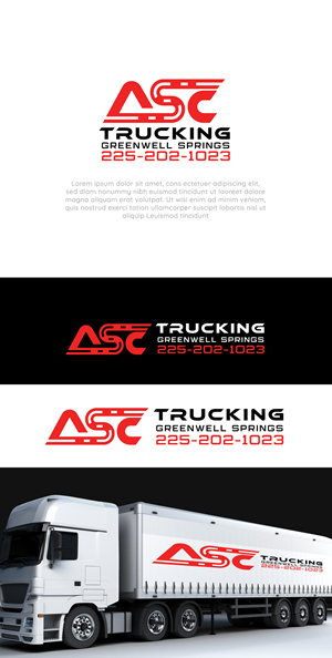Logo Design by Alpha design for ASC Trucking | Design: #28946203