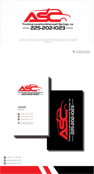 Logo Design by graphicevolution for ASC Trucking | Design: #28926777