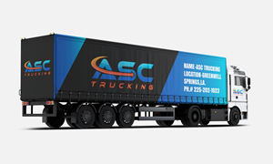 Logo Design by Potatow for ASC Trucking | Design: #28963282