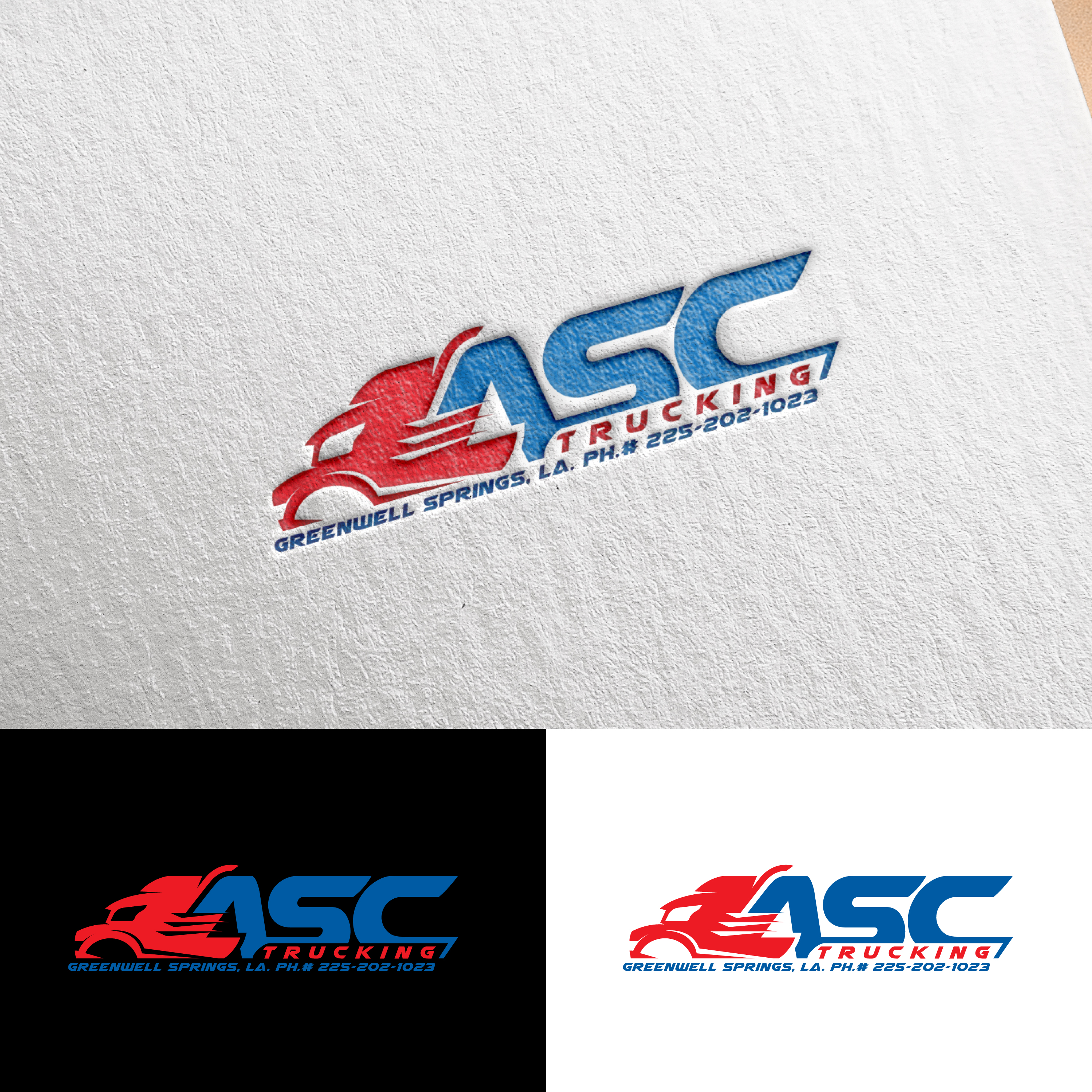 Logo Design by UMBRA Designs for ASC Trucking | Design #28927803