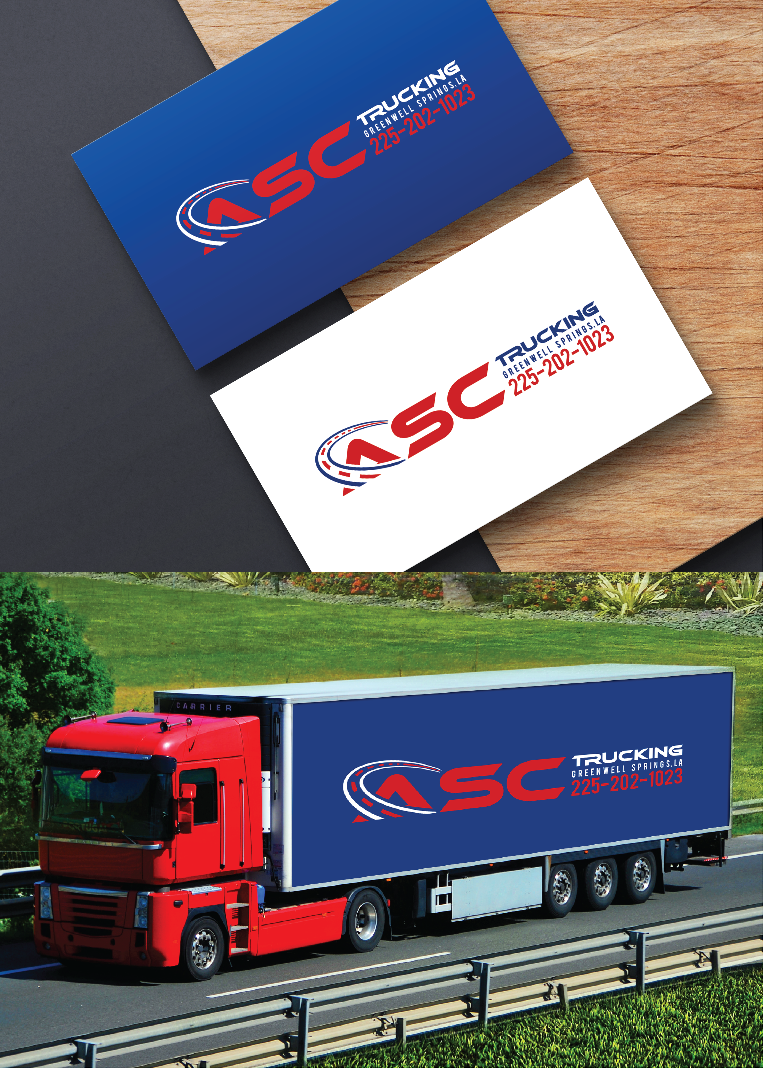 Logo Design by gauravgraphy for ASC Trucking | Design #28954751