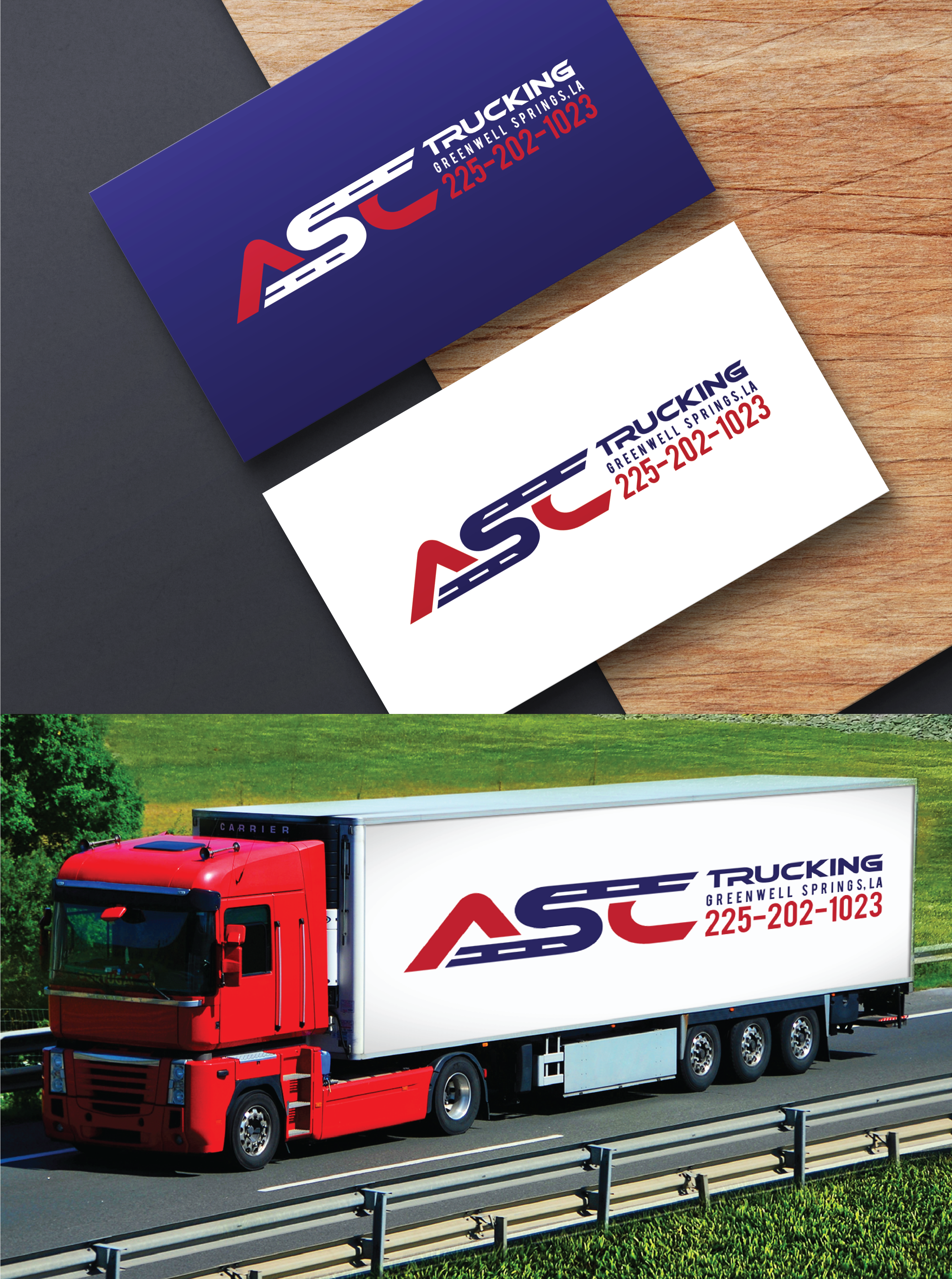 Logo Design by gauravgraphy for ASC Trucking | Design #28954841