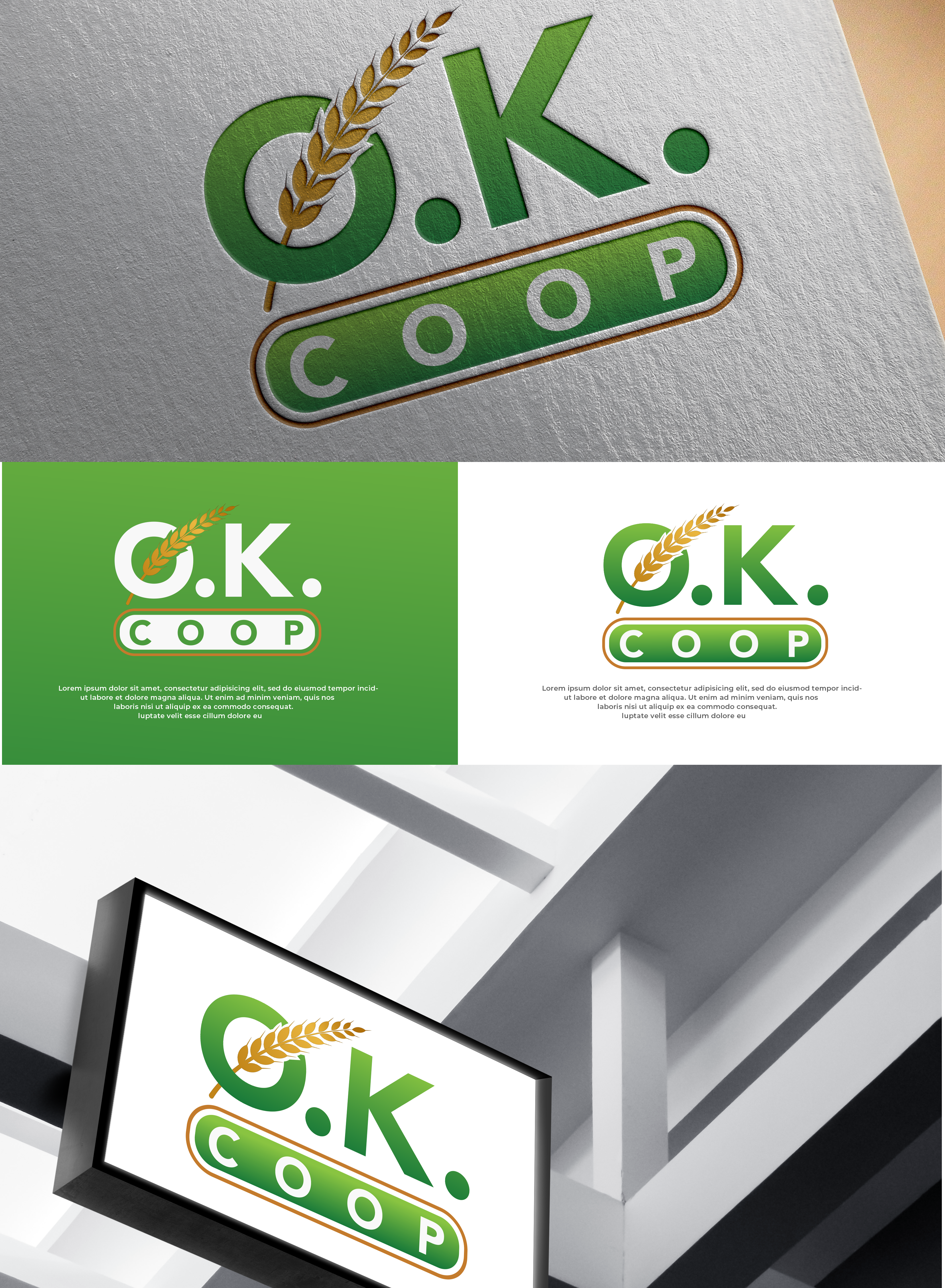 Logo Design by Graphixpointt for O.K. Coop | Design #28929747