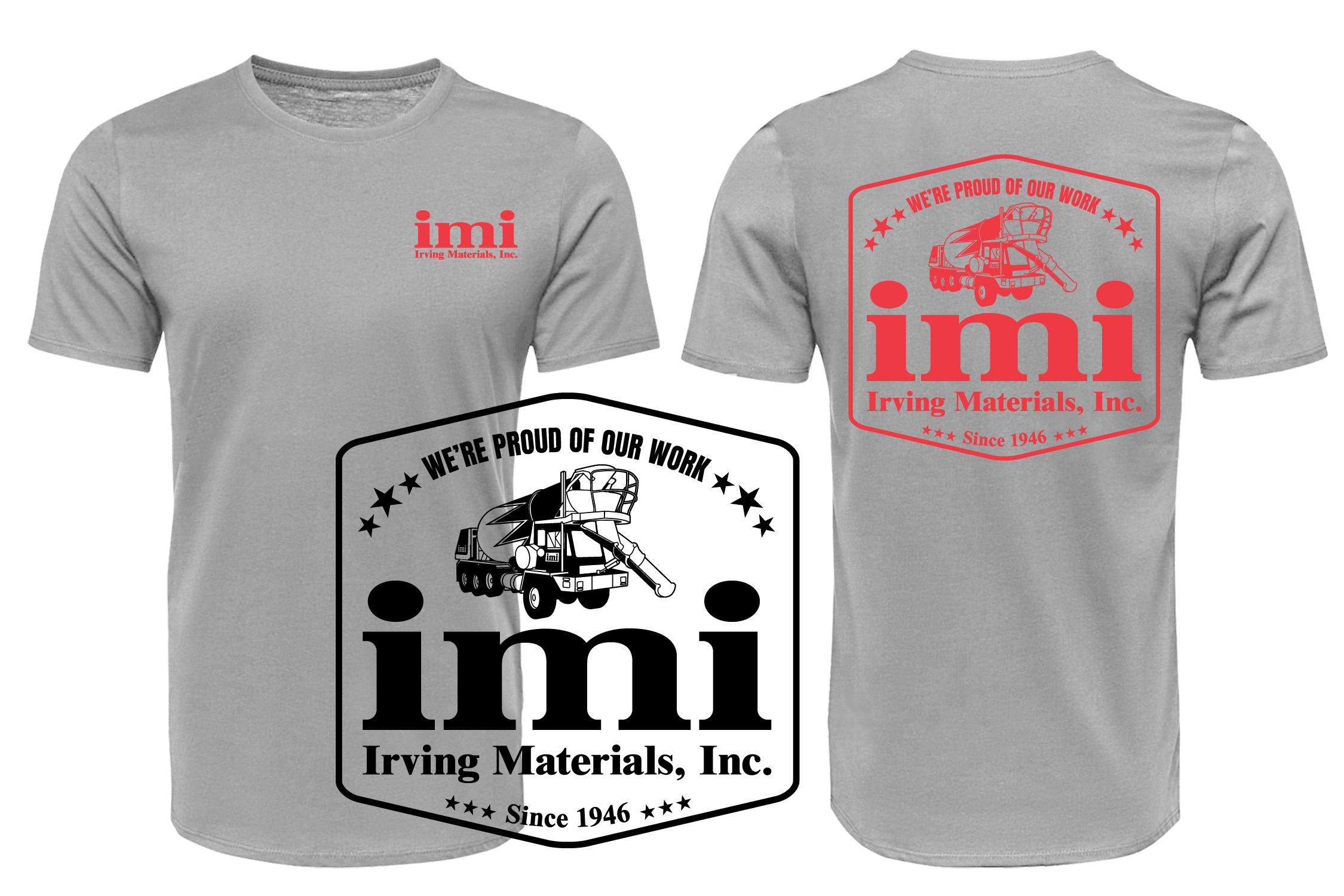 T-shirt Design by Erdie Tadeo for IRVING MATERIALS, INC | Design #28929401