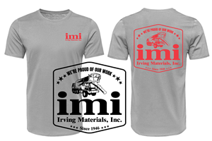 T-shirt Design by Erdie Tadeo for IRVING MATERIALS, INC | Design: #28929401