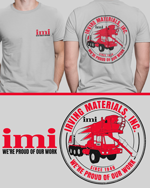 T-shirt Design by Ismail Hossain for IRVING MATERIALS, INC | Design: #28933090