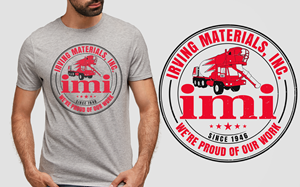 Diseño de Camiseta por Ismail Hossain para IRVING MATERIALS, INC | Diseño #28933401