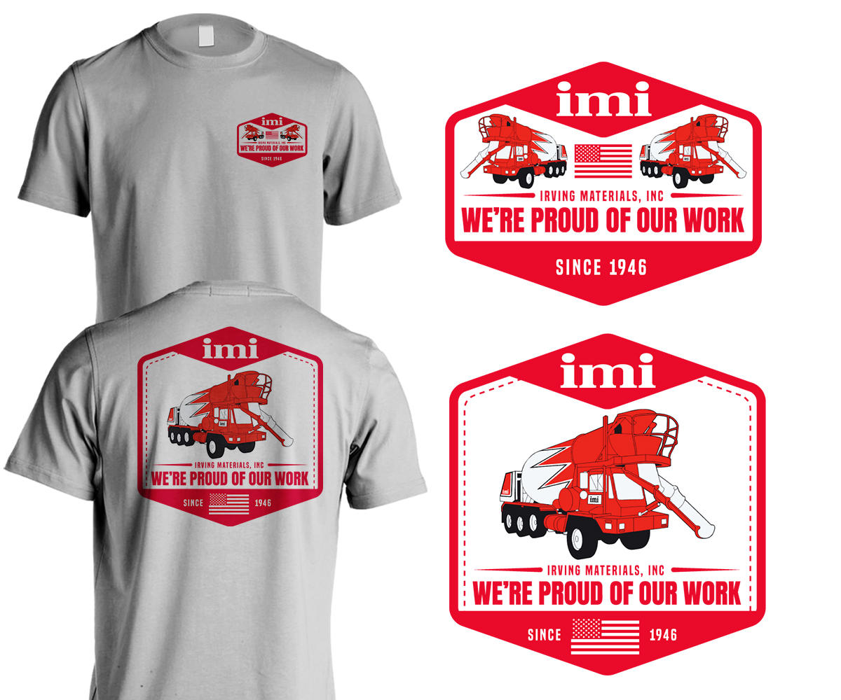 T-shirt Design by Andi Yan for IRVING MATERIALS, INC | Design #28931735