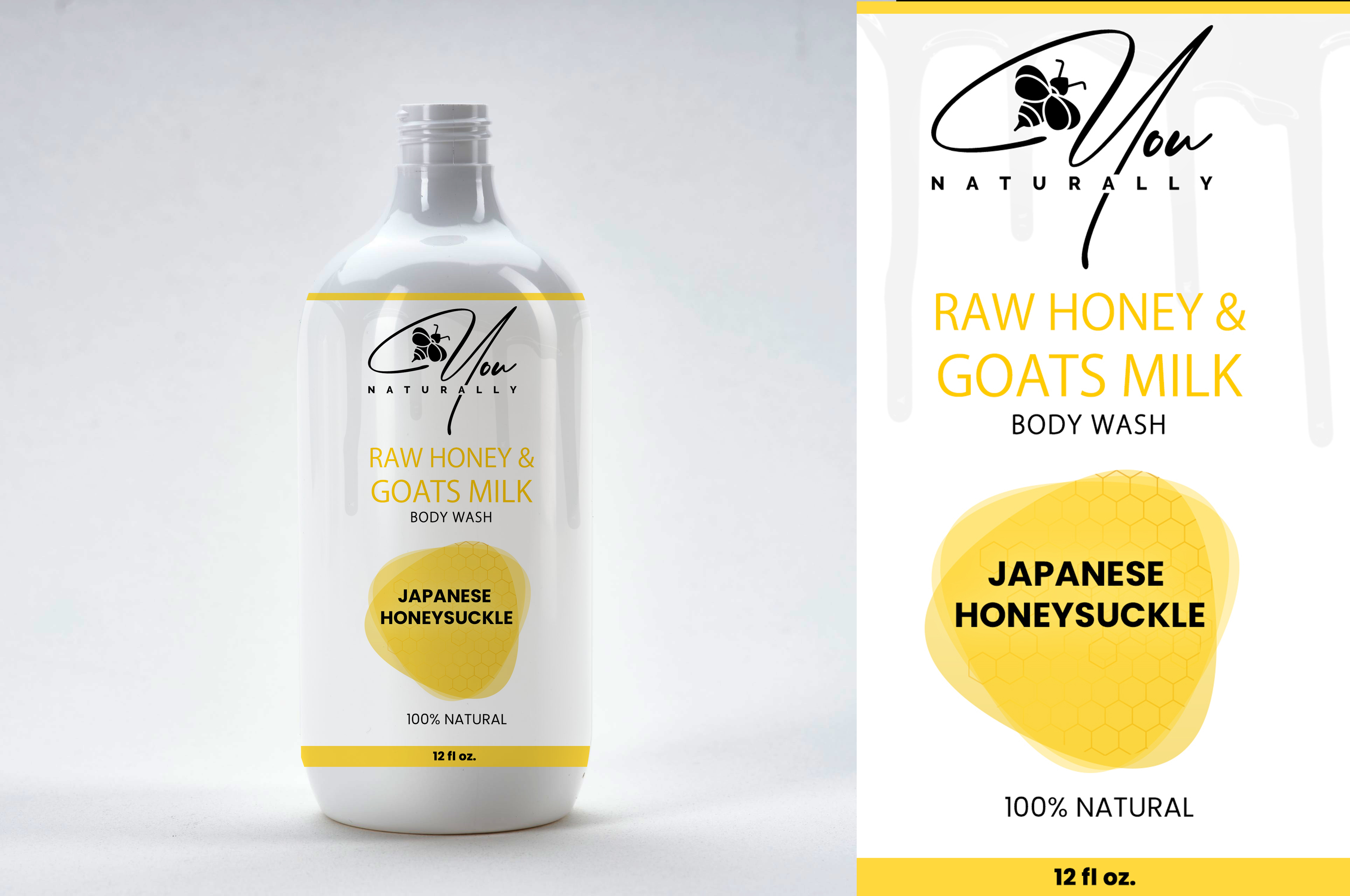 Label Design by Eclipse Creative for Bee All Natural | Design #28939630