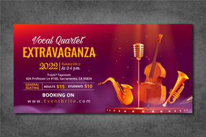 VoCal Quartet Extravaganza | Flyer-Design von artbitin