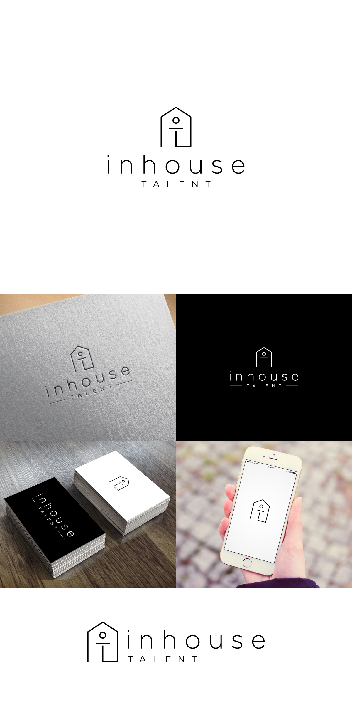 Logo Design by NineOwl for inhouse talent | Design #28931504