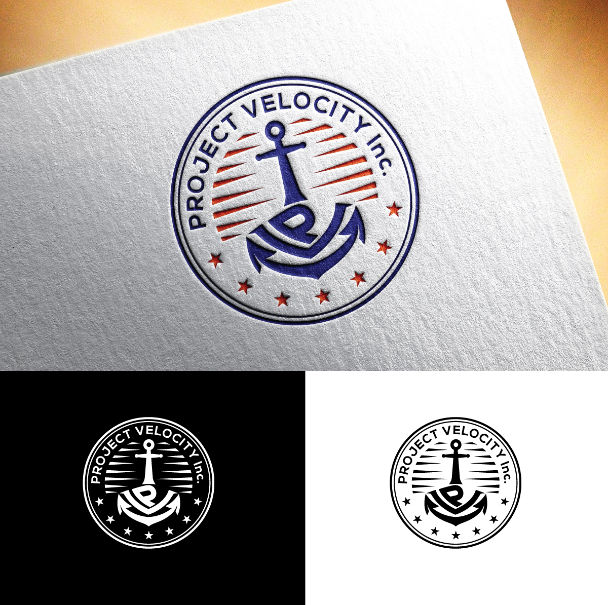 Logo Design by Logo Stock for Project Velocity Inc. | Design #28932922