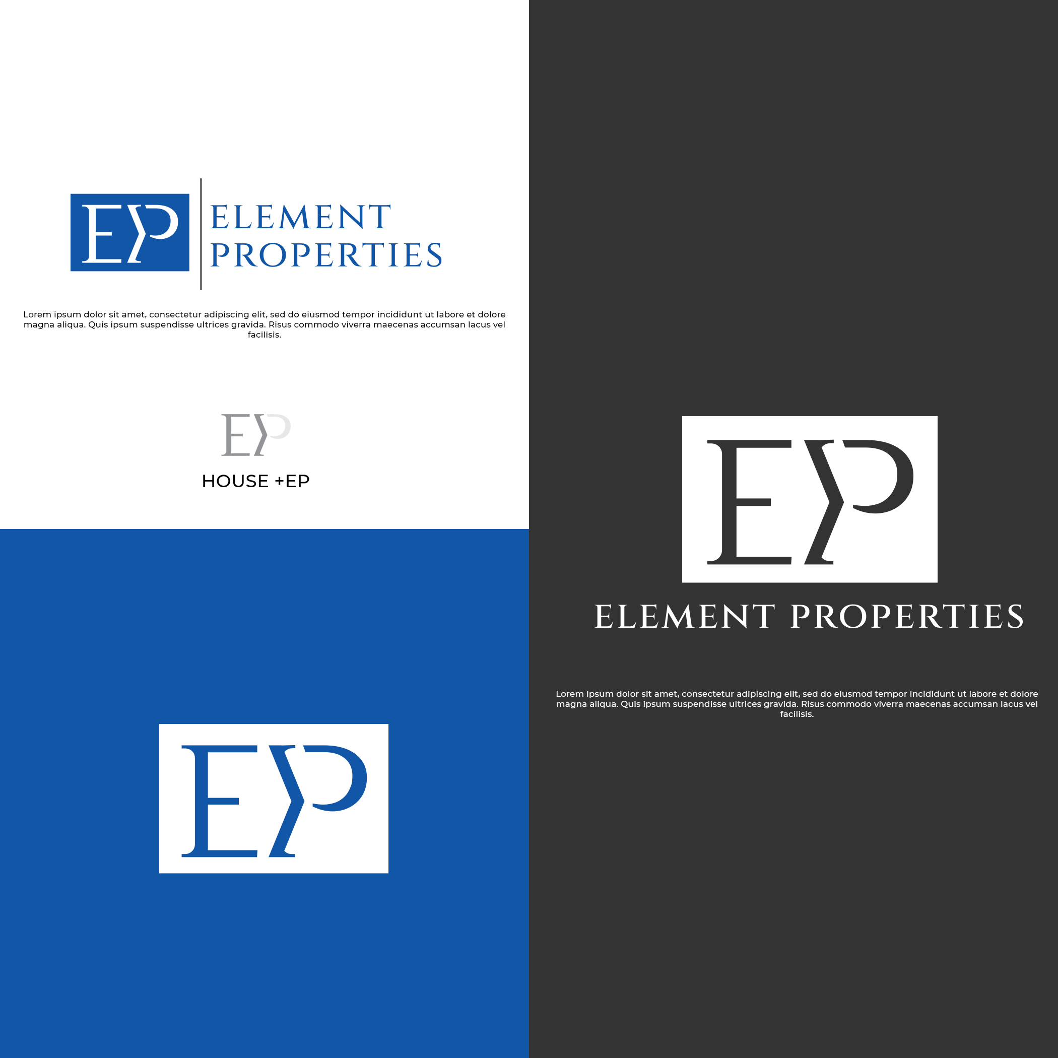 Logo Design by ILLUSTRATOR PRO for Element Properties | Design #28970886